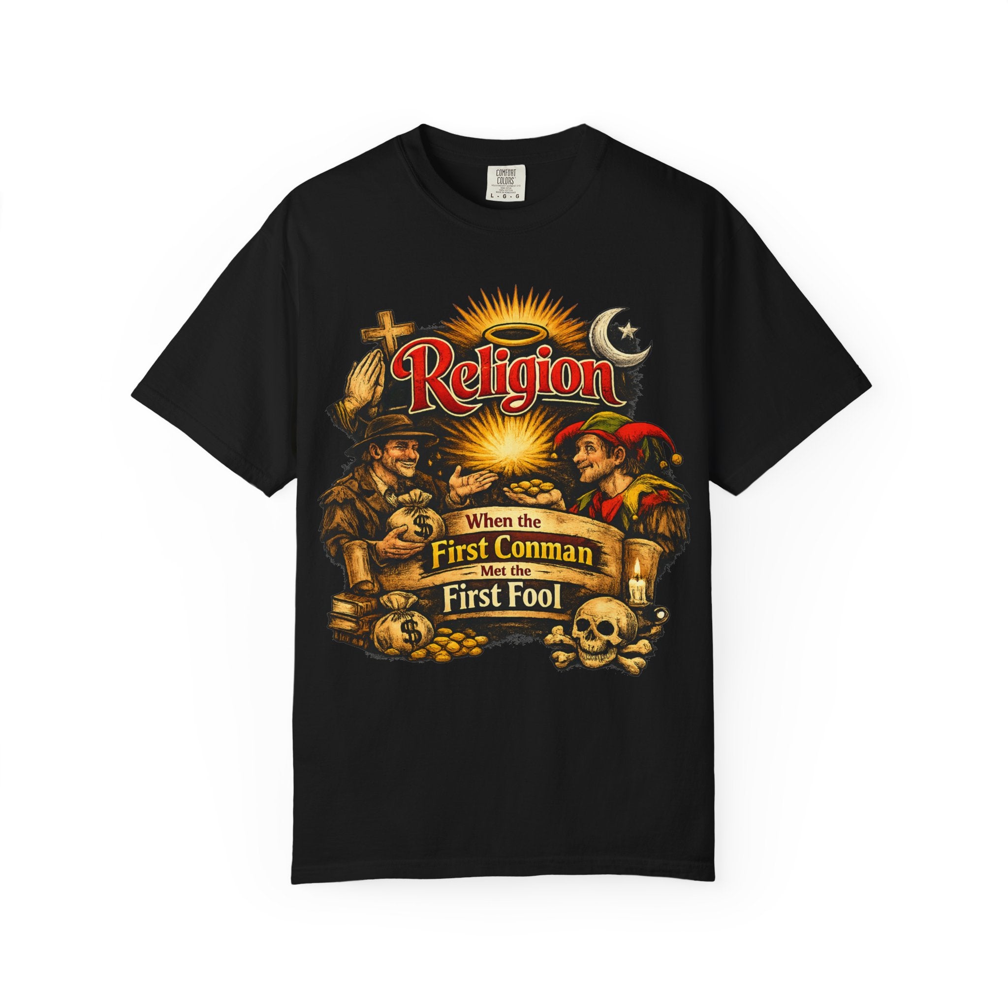 "The Original Transaction" Unisex Garment-Dyed T-shirt