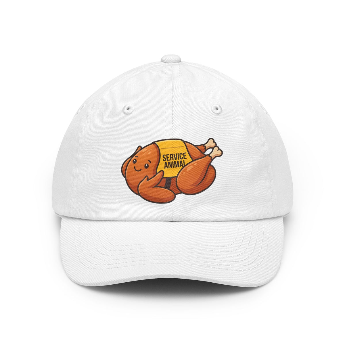 Color: White | Emotional Support Turkey Dad Hat
