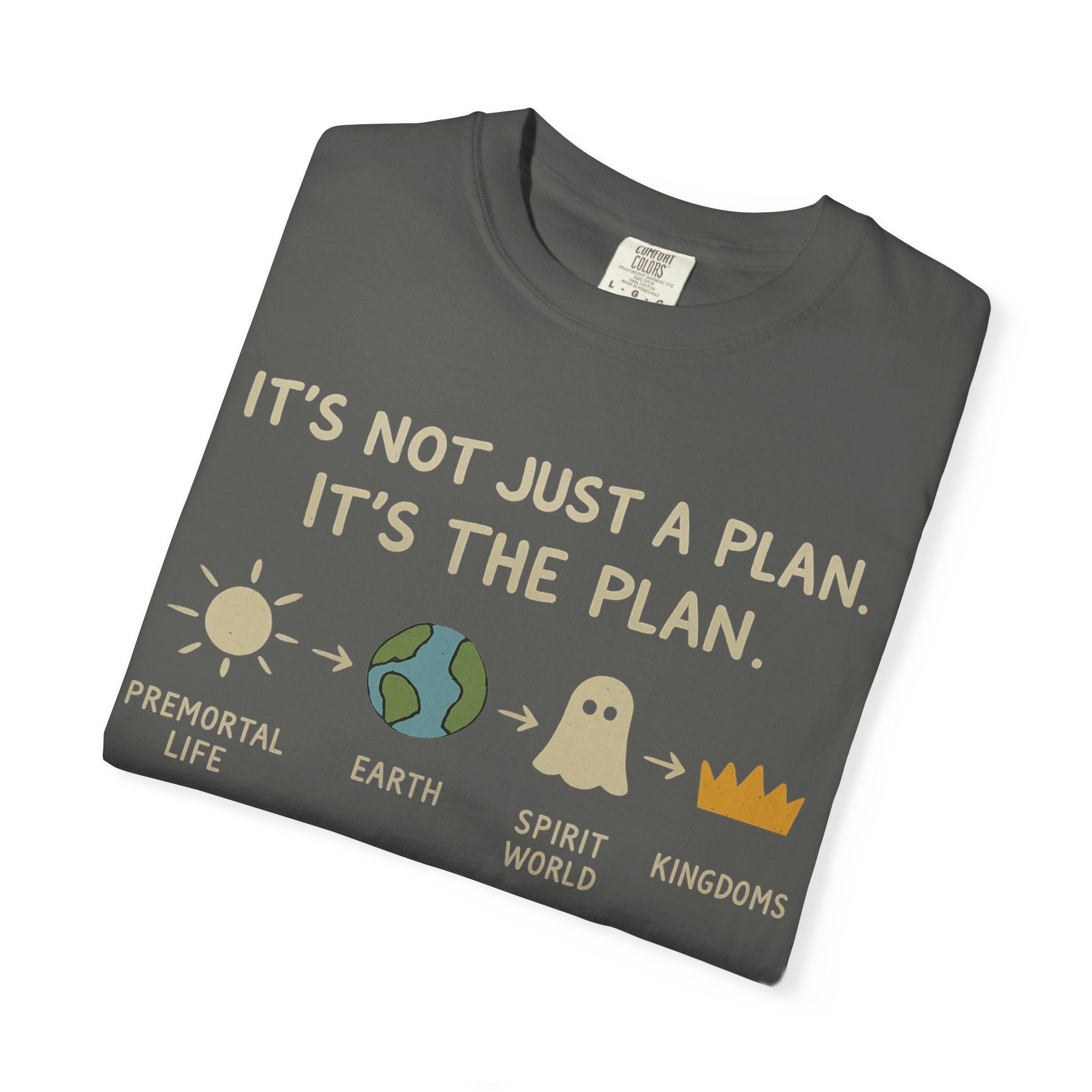 "It's The Plan" Unisex Garment-Dyed T-shirt