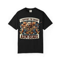 "The Right to Arm Bears (Tactical Trio)" Unisex Garment-Dyed T-shirt