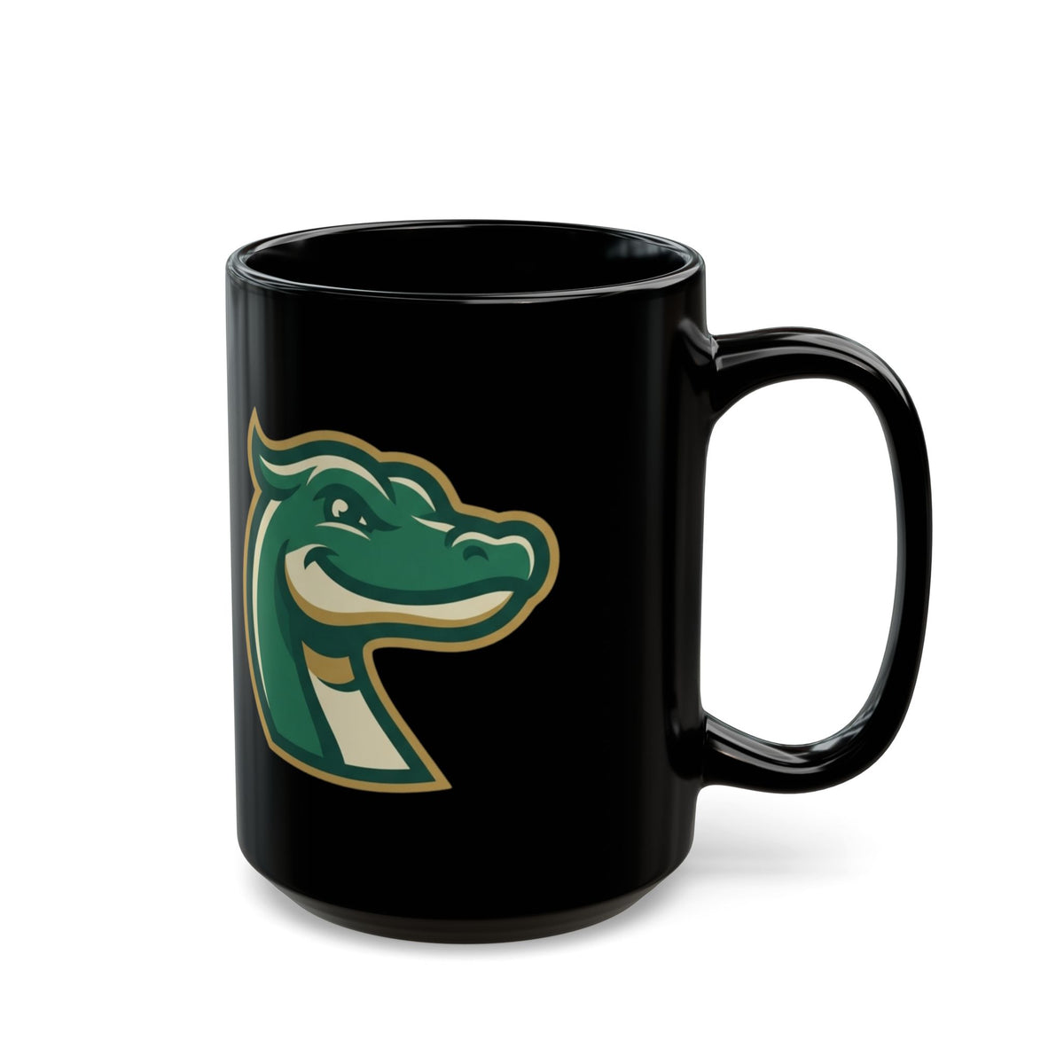 "Ogopogo (Canada)" Black Ceramic Mug — Graphic
