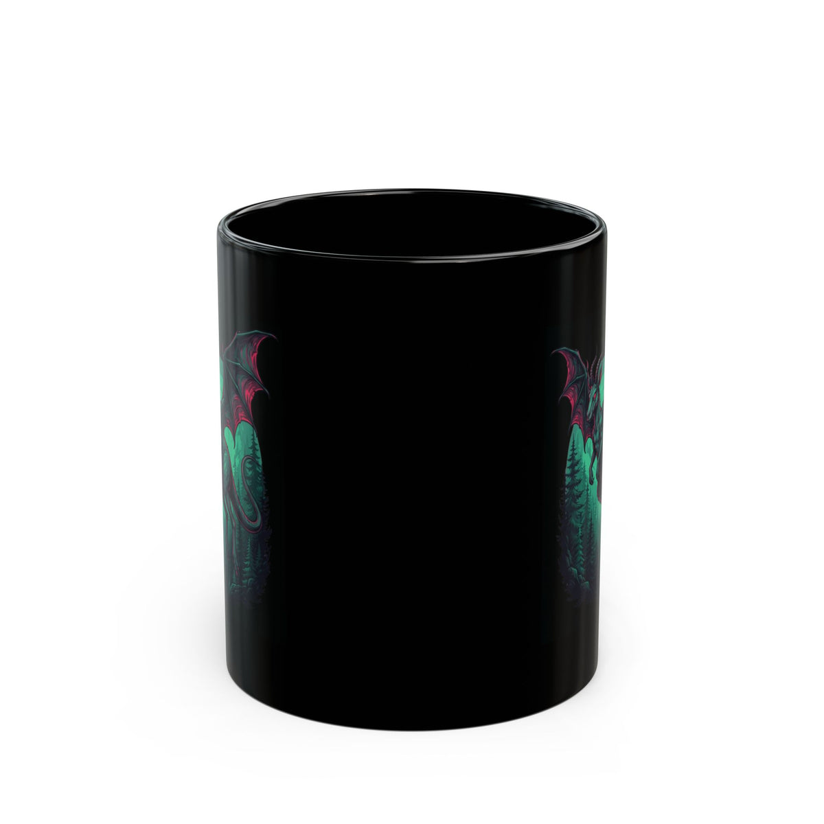 "The Jersey Devil (New Jersey, USA)" Black Ceramic Mug