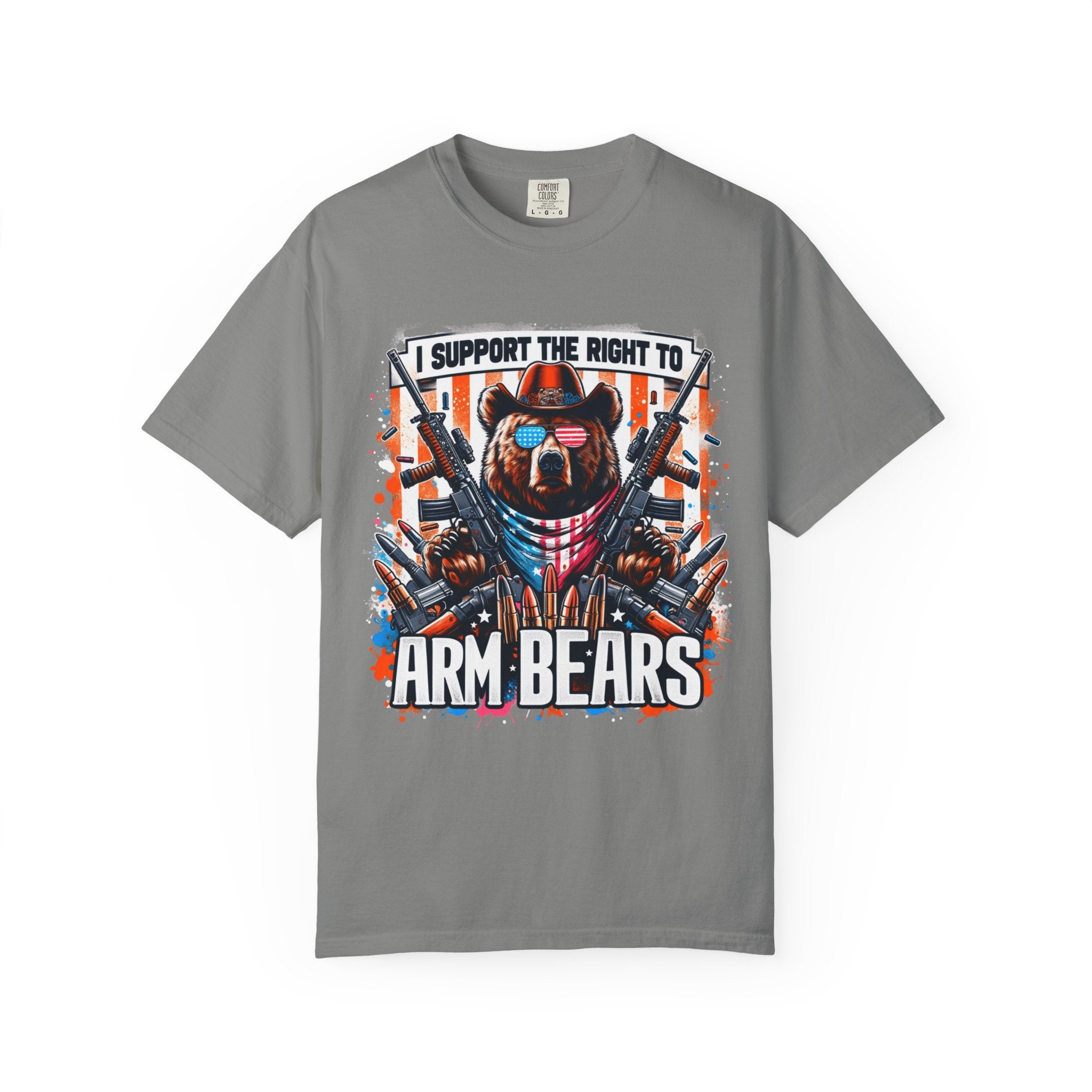 "Right to Arm Bears" Unisex Garment-Dyed T-shirt