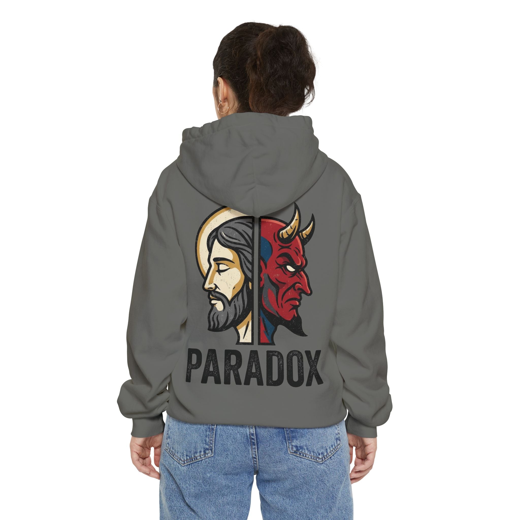 "Paradox" Garment-Dyed Hoodie