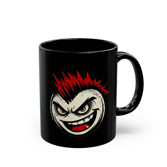 "Hazard" Black Ceramic Mug