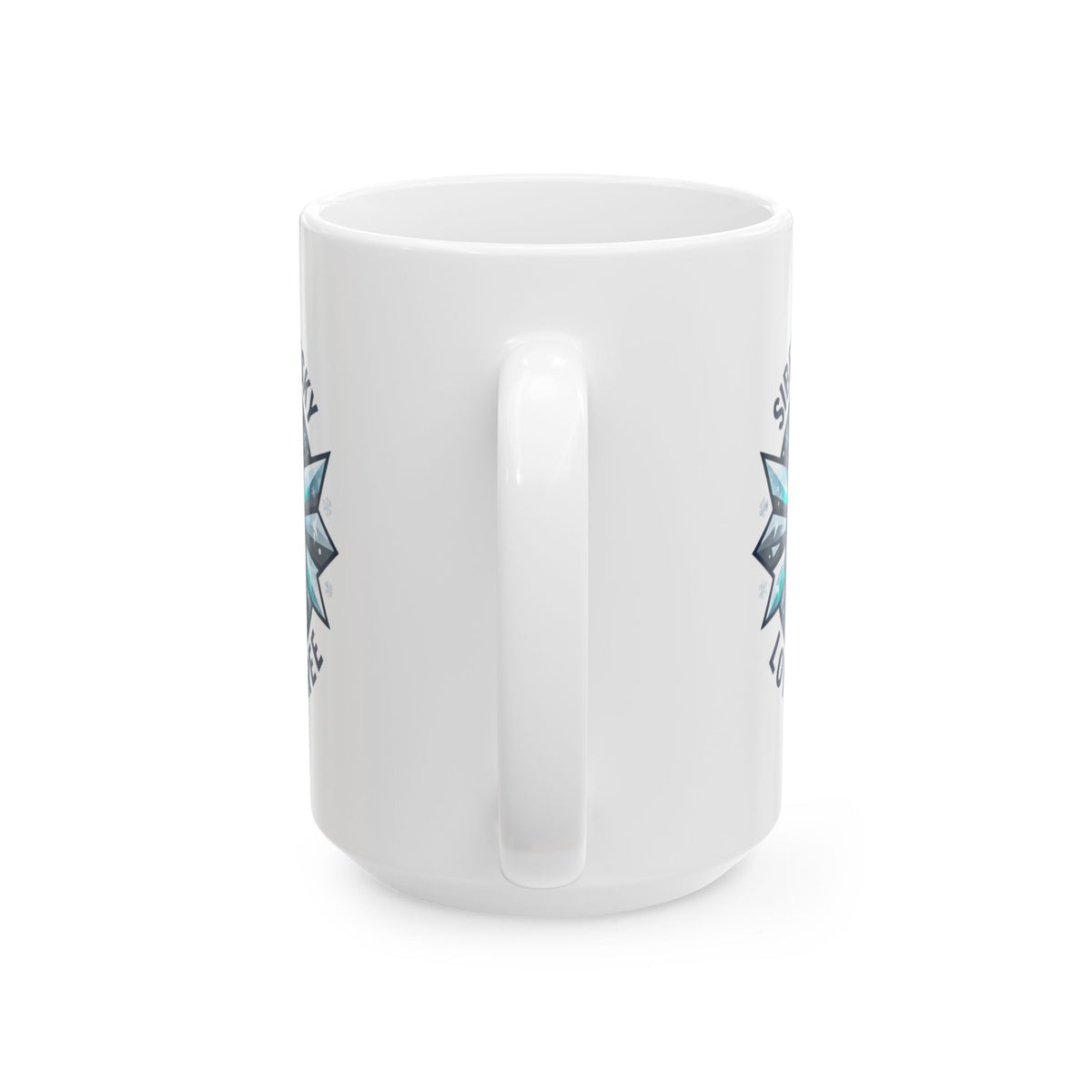 "Siberian Husky Loyal & Free" White Ceramic Mug