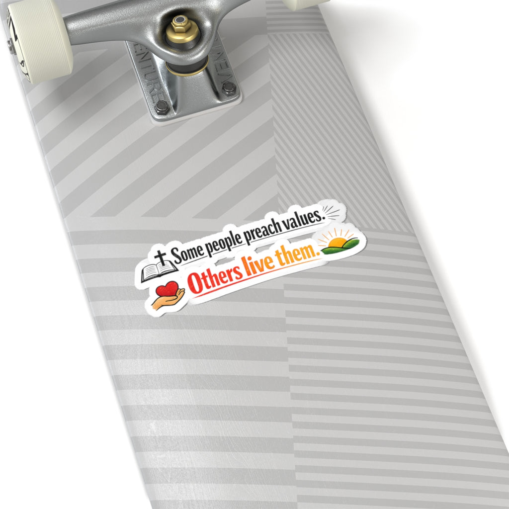 Actually Live It | Kiss-Cut Sticker — AttitudeShirts