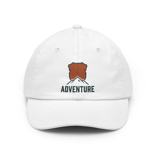 Color: White | Adventure Dog Dad Hat — Graphic