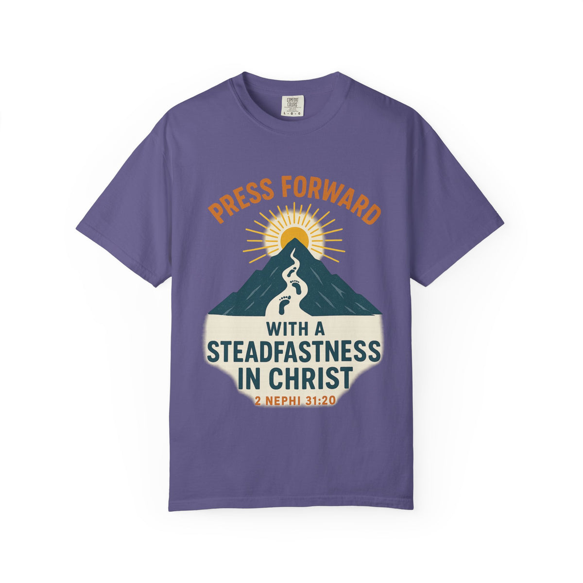 Color: Grape | Disciple of Jesus Christ Unisex Garment-Dyed T-shirt