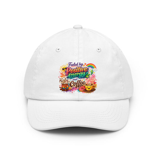 Color: White | Fueled by Coffee Dad Hat
