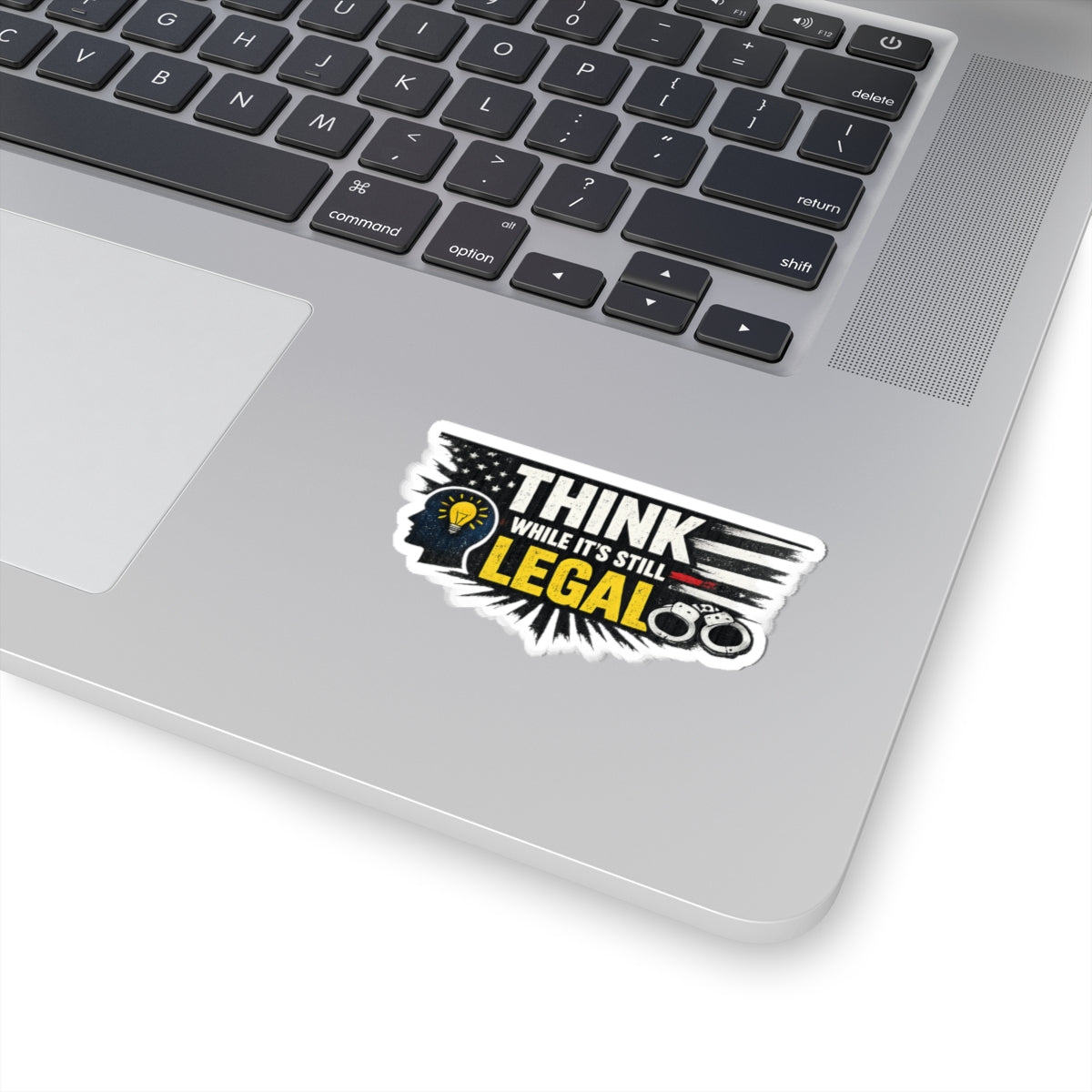 Think (Apparently It's Revolutionary) | Kiss-Cut Sticker — AttitudeShirts