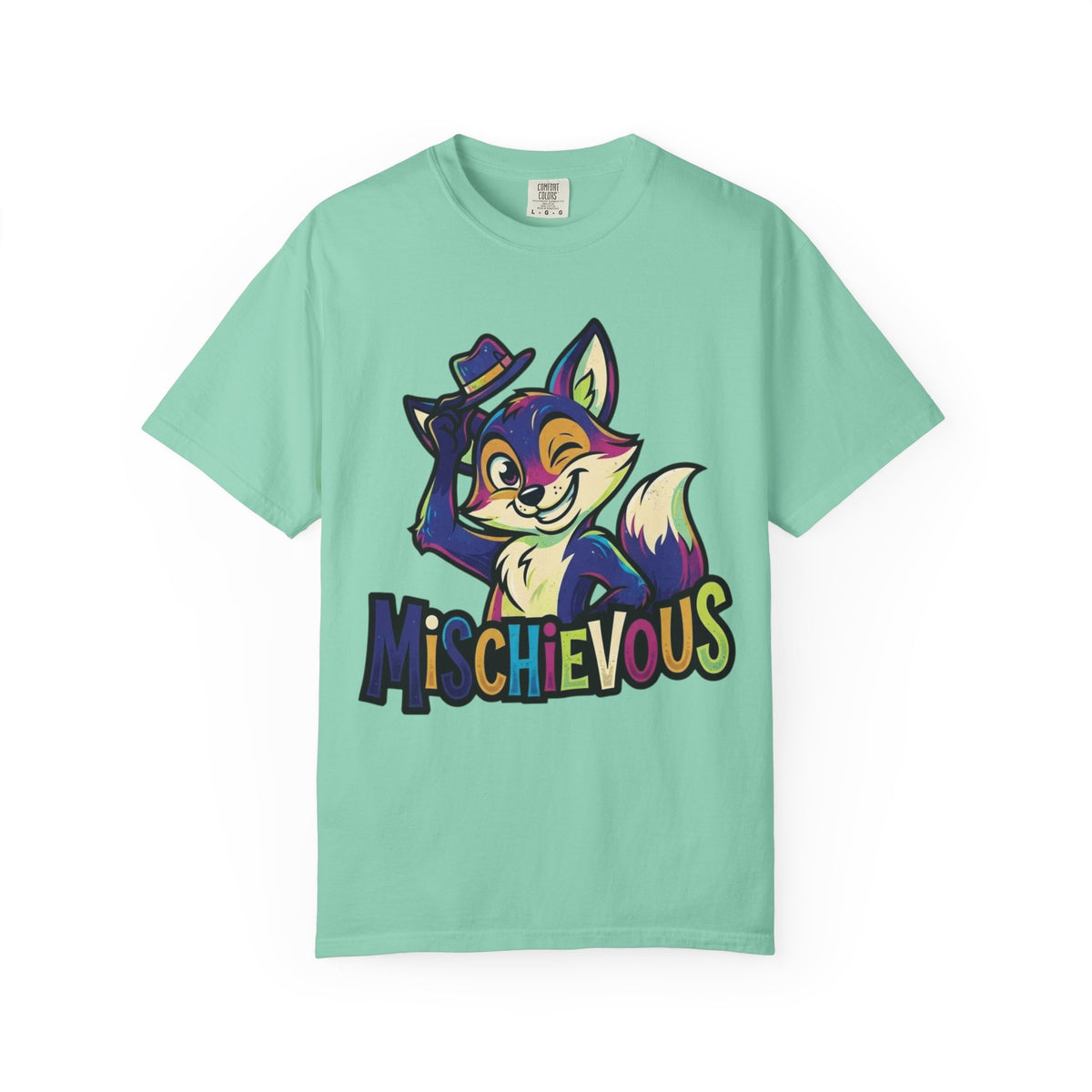 "Mischievous" Unisex Garment-Dyed Tee