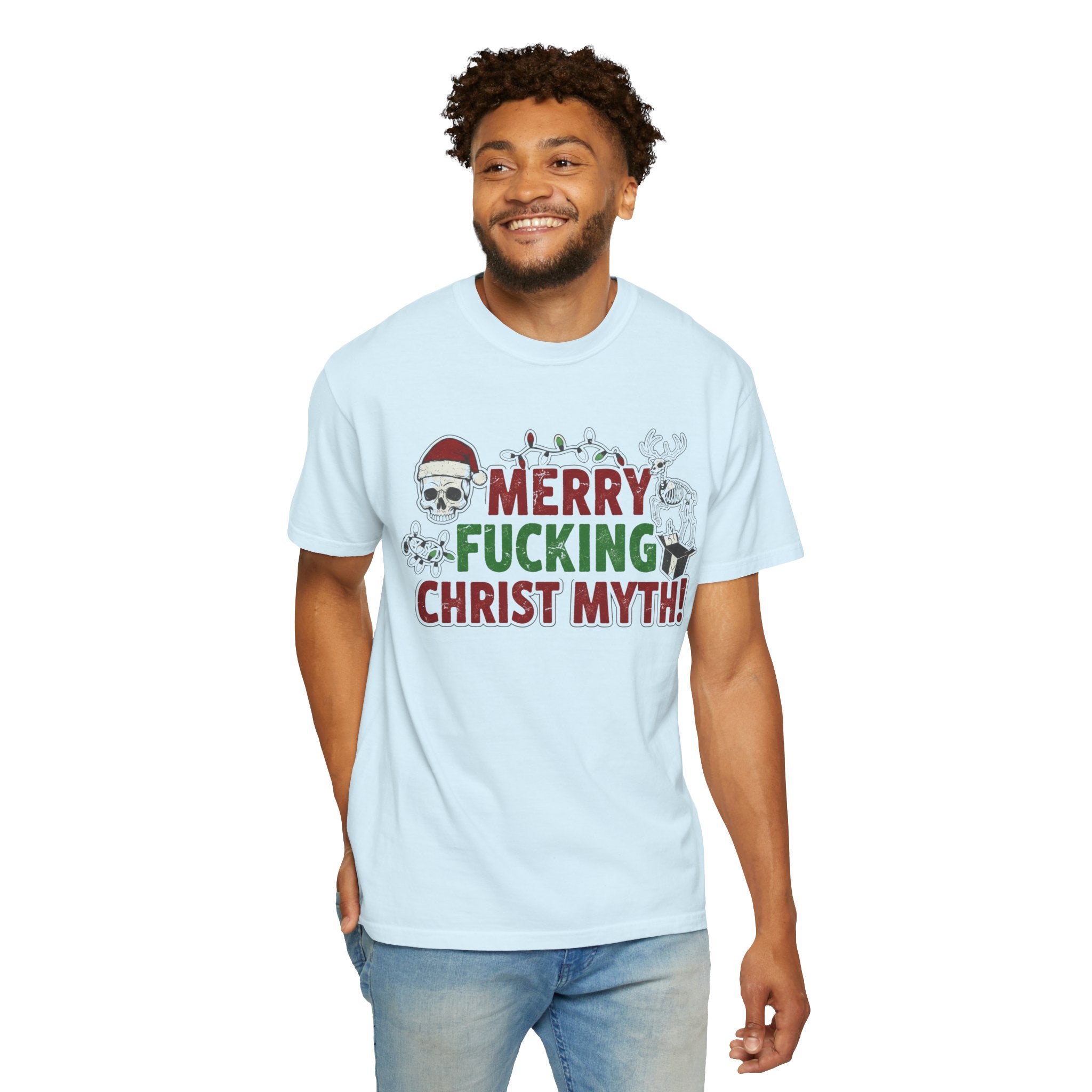 "MF Christ Myth" Unisex Garment-Dyed T-shirt