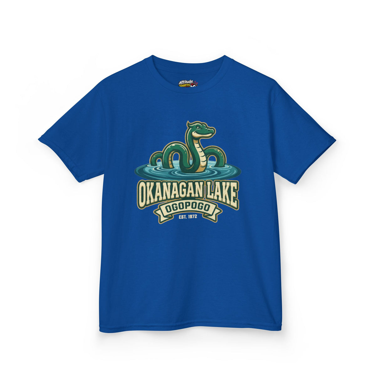 Color: Royal | Ogopogo (Canada) Kids Tee
