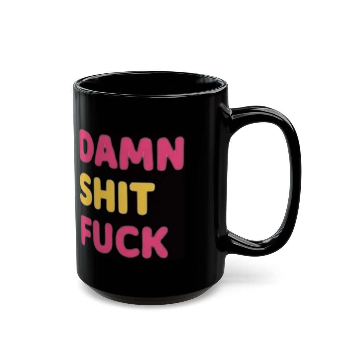 "Do You Think I Give A" Black Ceramic Mug — Graphic