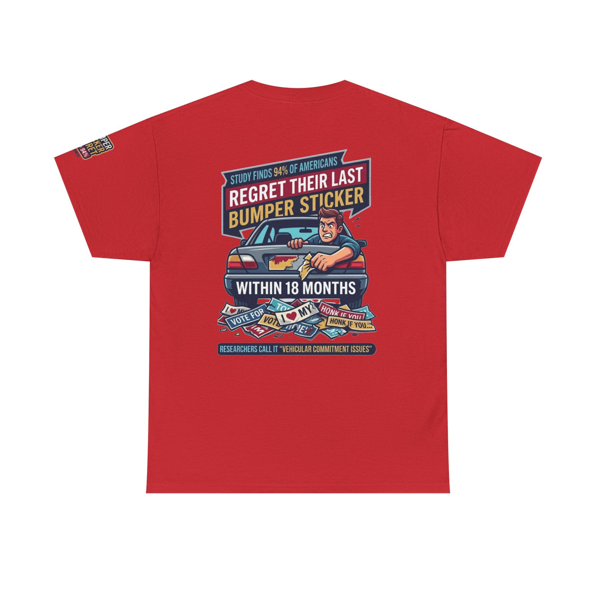 "Bumper Sticker Regret" Premium Graphic Tee