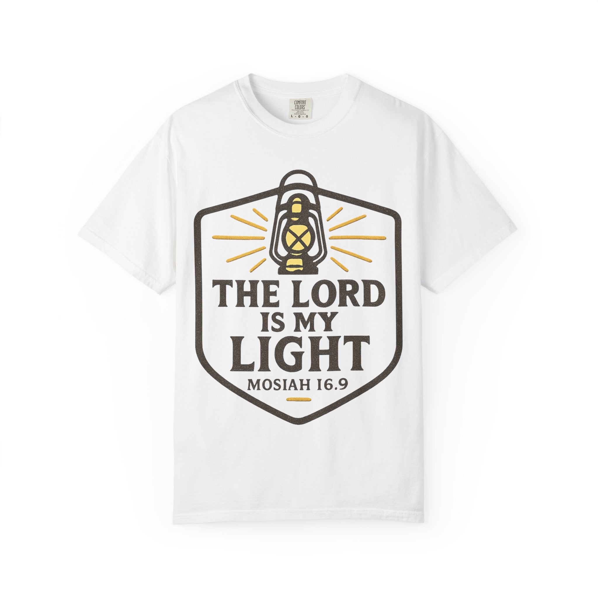 "The Lord is My Light" Unisex Garment-Dyed T-shirt
