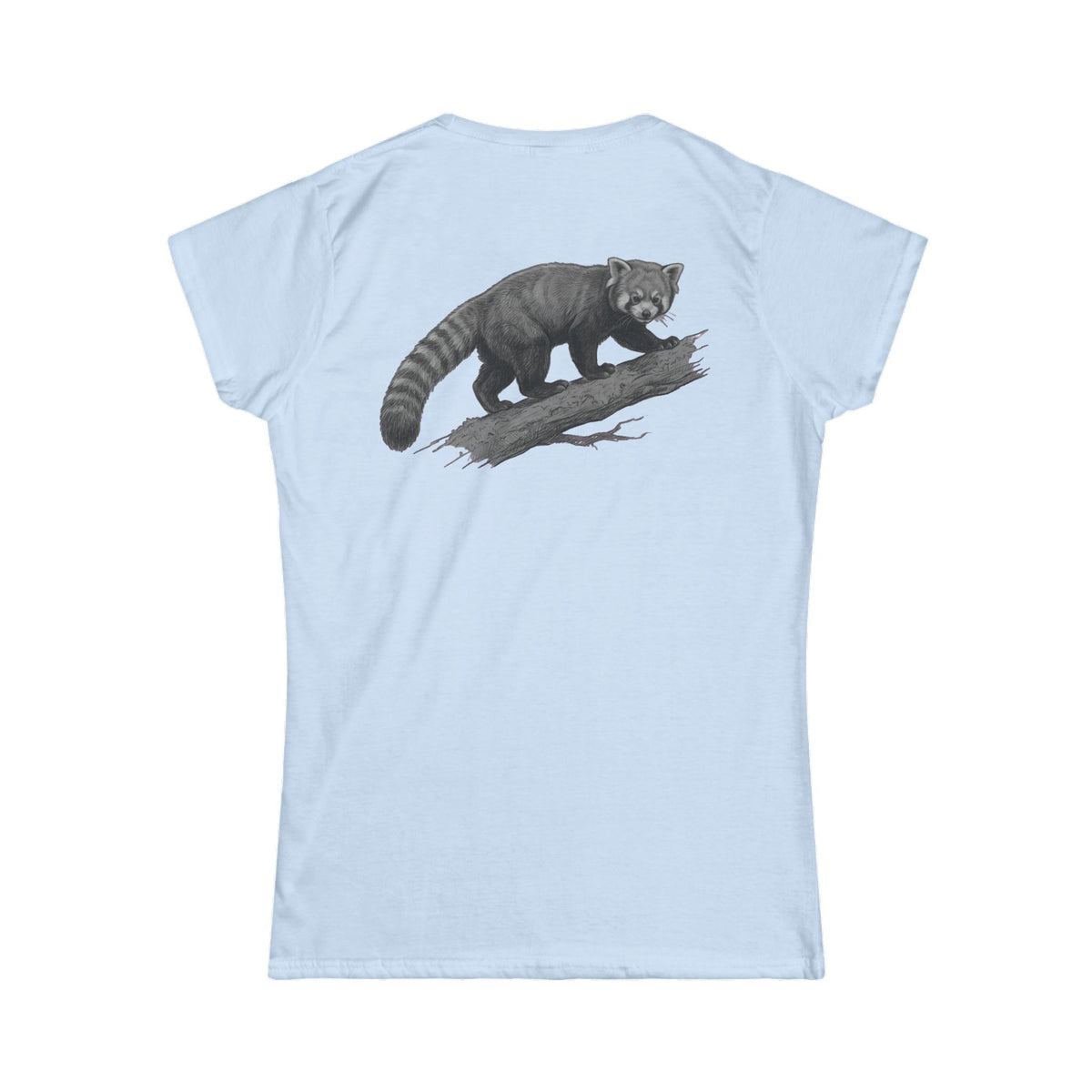 "Pencil Sketch Art Red Panda" Women's Tee