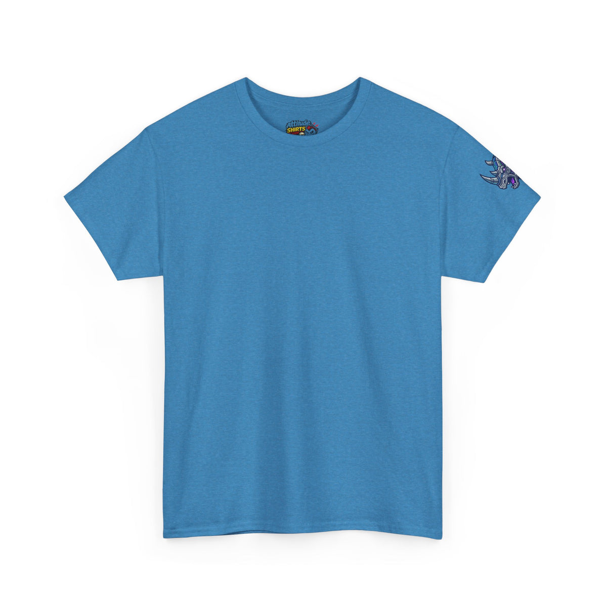 Color: Heather Sapphire | Cyber Rhino Premium Graphic Tee
