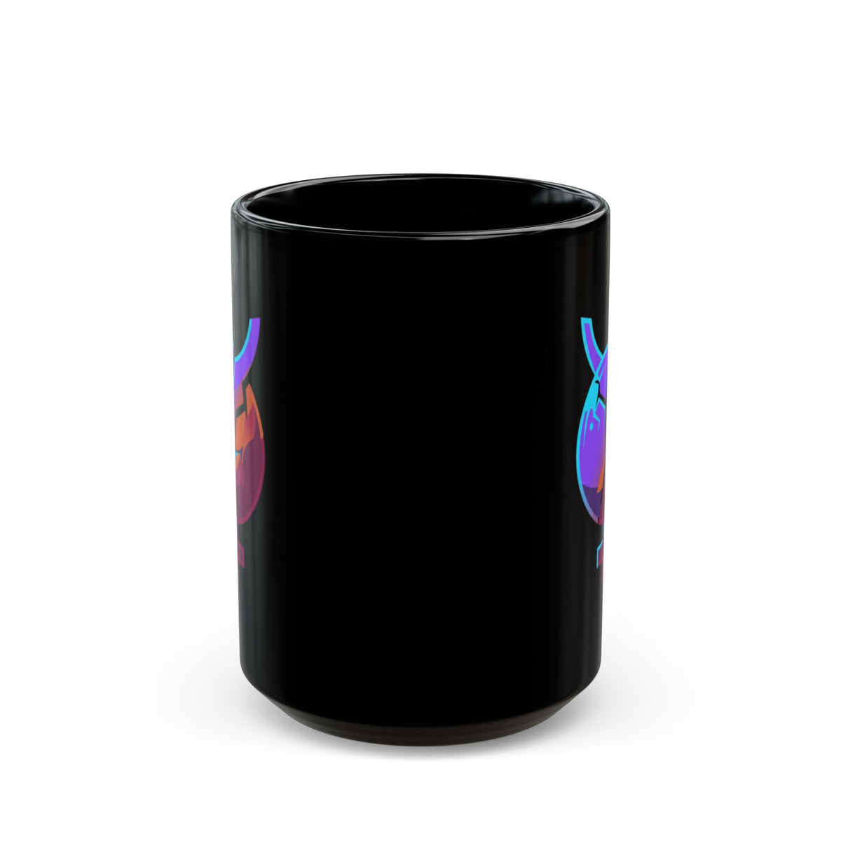 "My Life Is Mercury in Retrograde" Black Ceramic Mug — Graphic