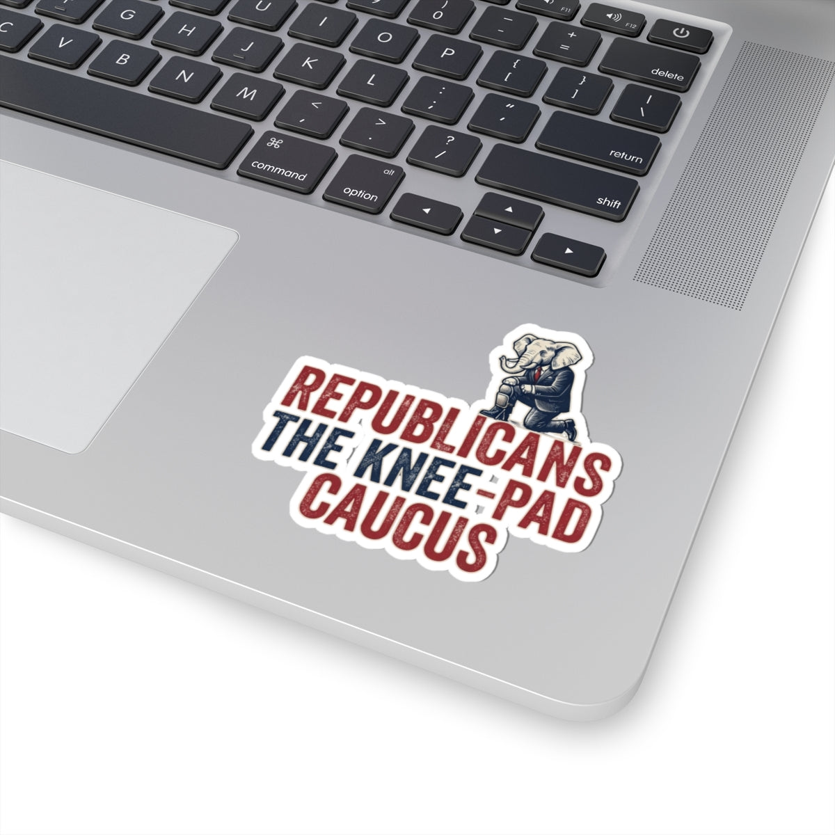 "The Knee Pad Caucus" Sticker — Main