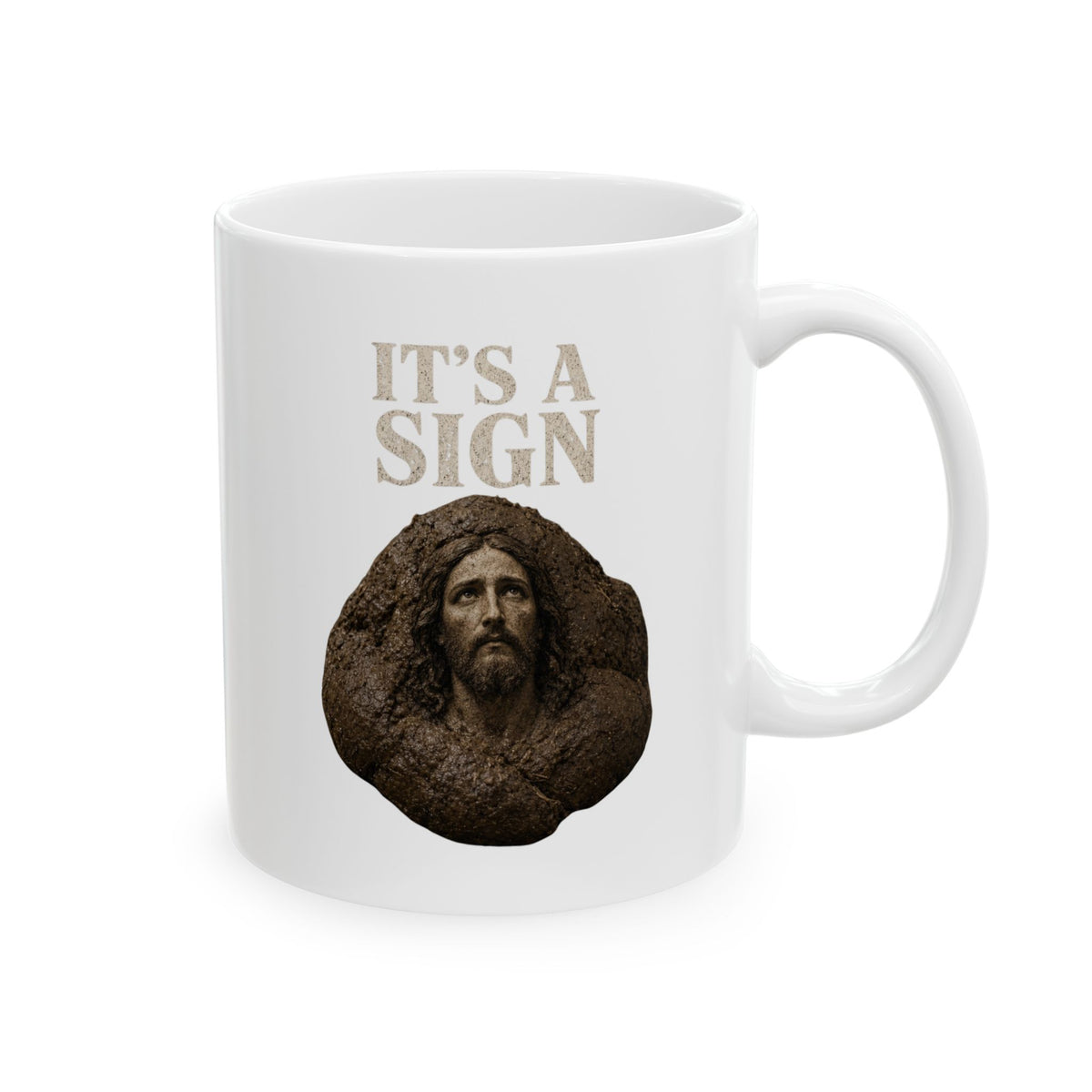 "Good Book Series It's a Sign" White Ceramic Mug — Graphic