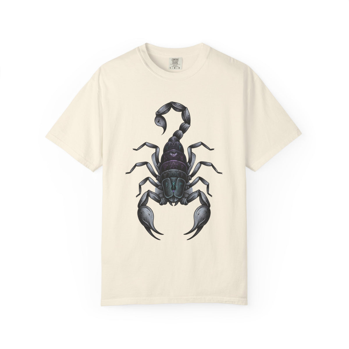 "Scorpio The Mystical Scorpion" Unisex Garment-Dyed Tee