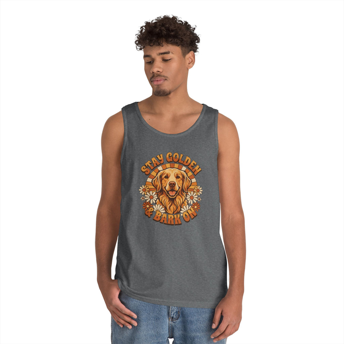"Stay Golden & Bark On" Tank Top