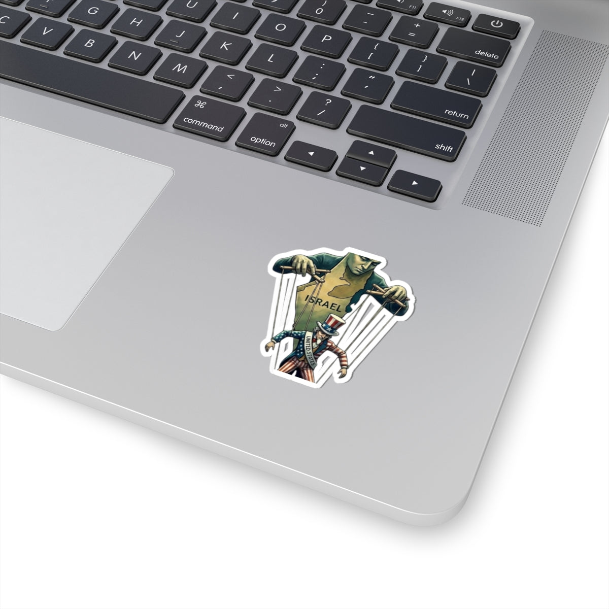 Strings Attached | Kiss-Cut Sticker — AttitudeShirts