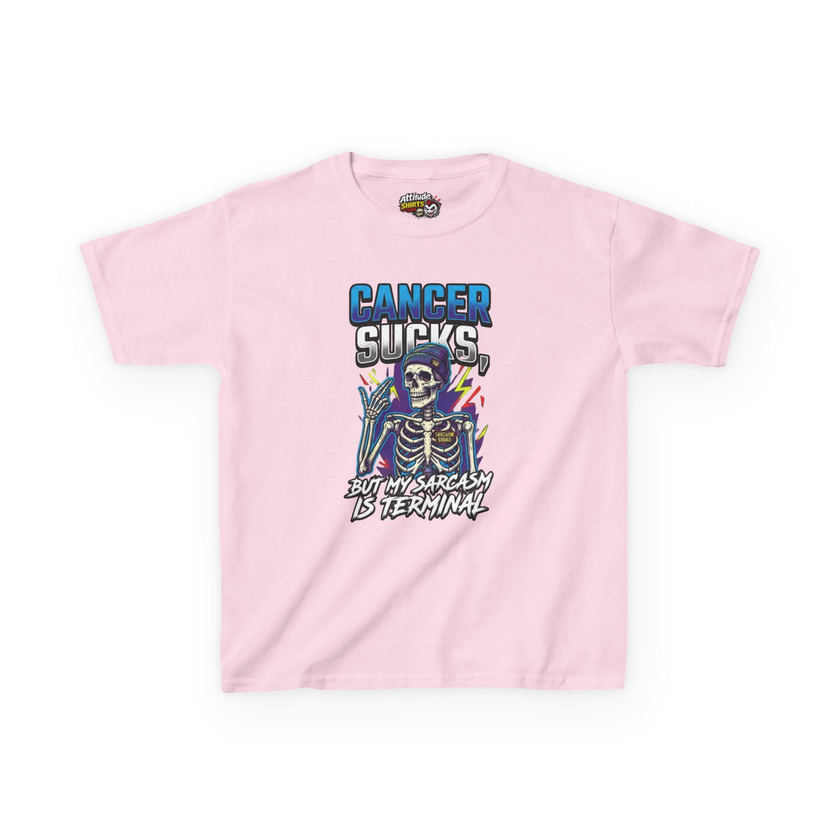 Cancer Sucks But My Sarcasm Is Terminal Kids Tee
