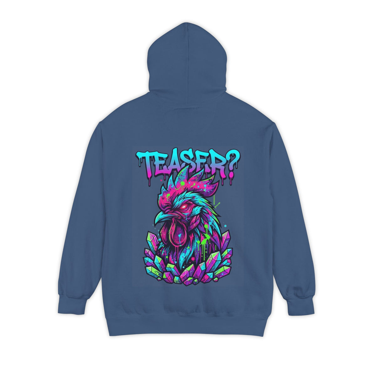 Color: True Navy | Cock Teaser Garment-Dyed Hoodie