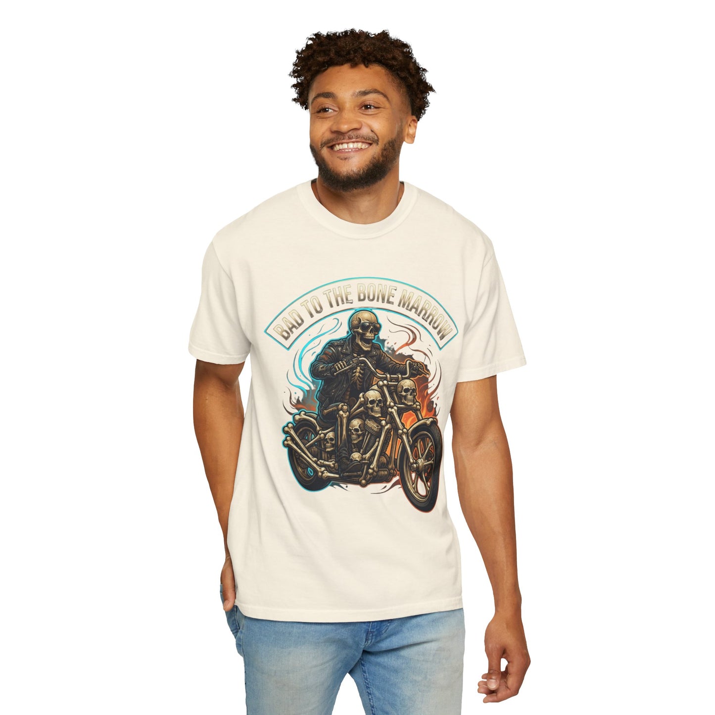 "Bad to the Bone Marrow" Unisex Garment-Dyed Tee