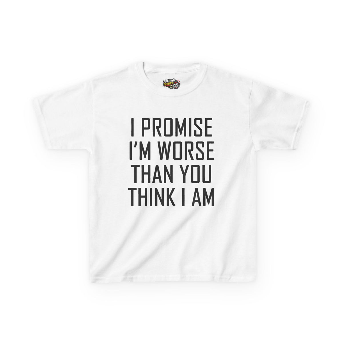 "Promise I'm Worse" Kids Tee