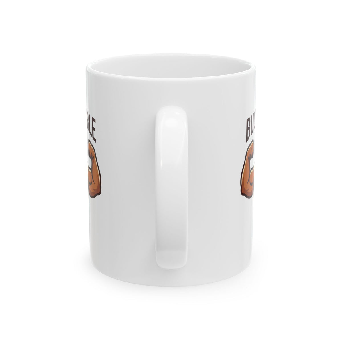 "Bull Credible" White Ceramic Mug