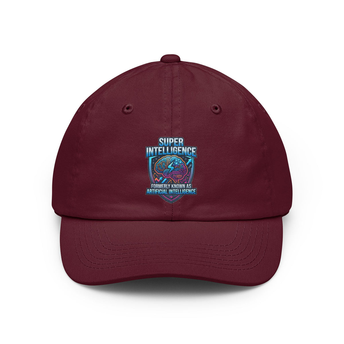 Color: Maroon | Super Intelligence Dad Hat