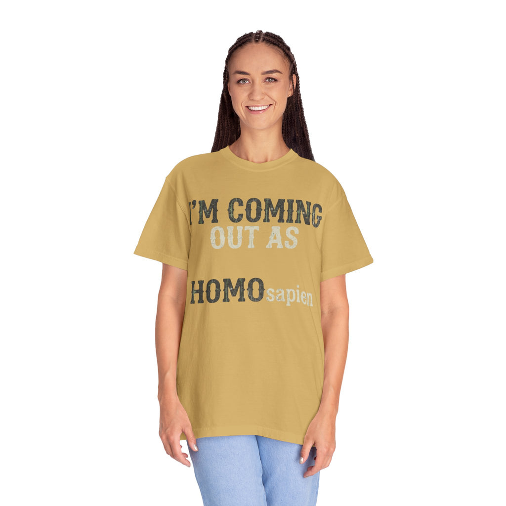 "I'm Coming Out" Unisex Garment-Dyed Tee