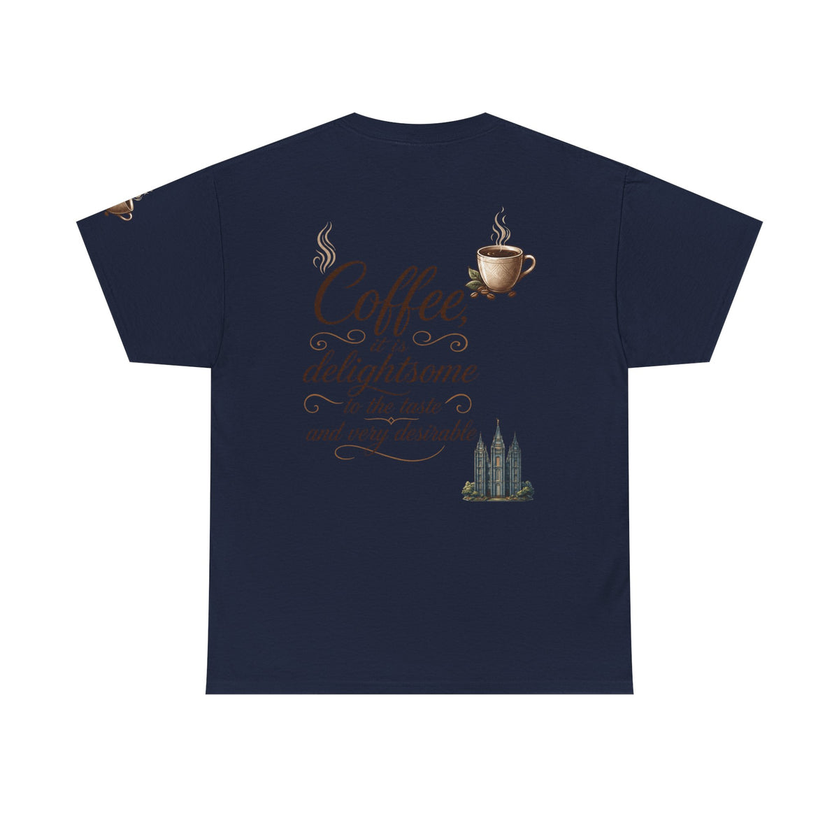 Color: Navy | Coffee is Delightsome Premium Graphic Tee