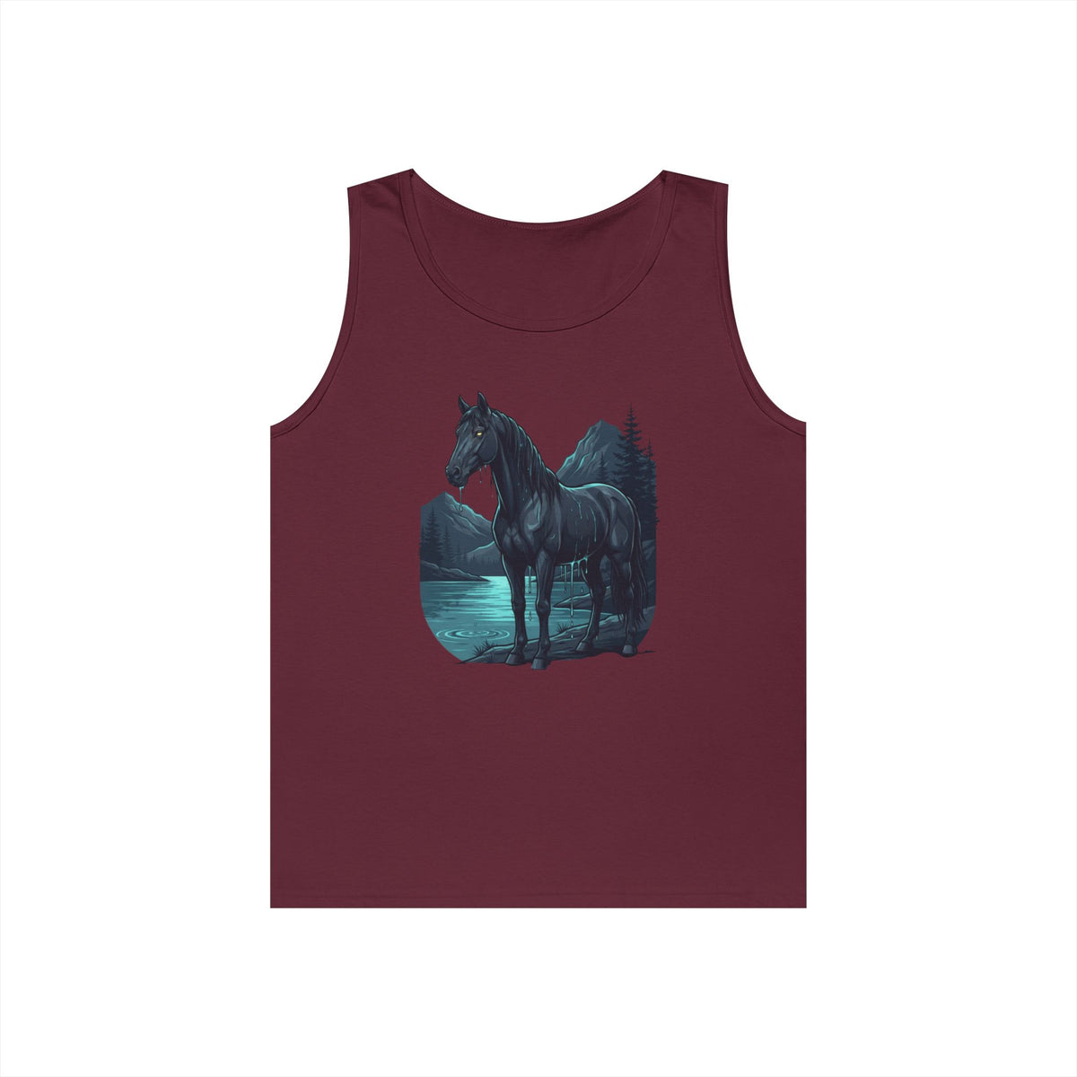 Color: Maroon | Kelpie (Scottish Folklore) Tank Top