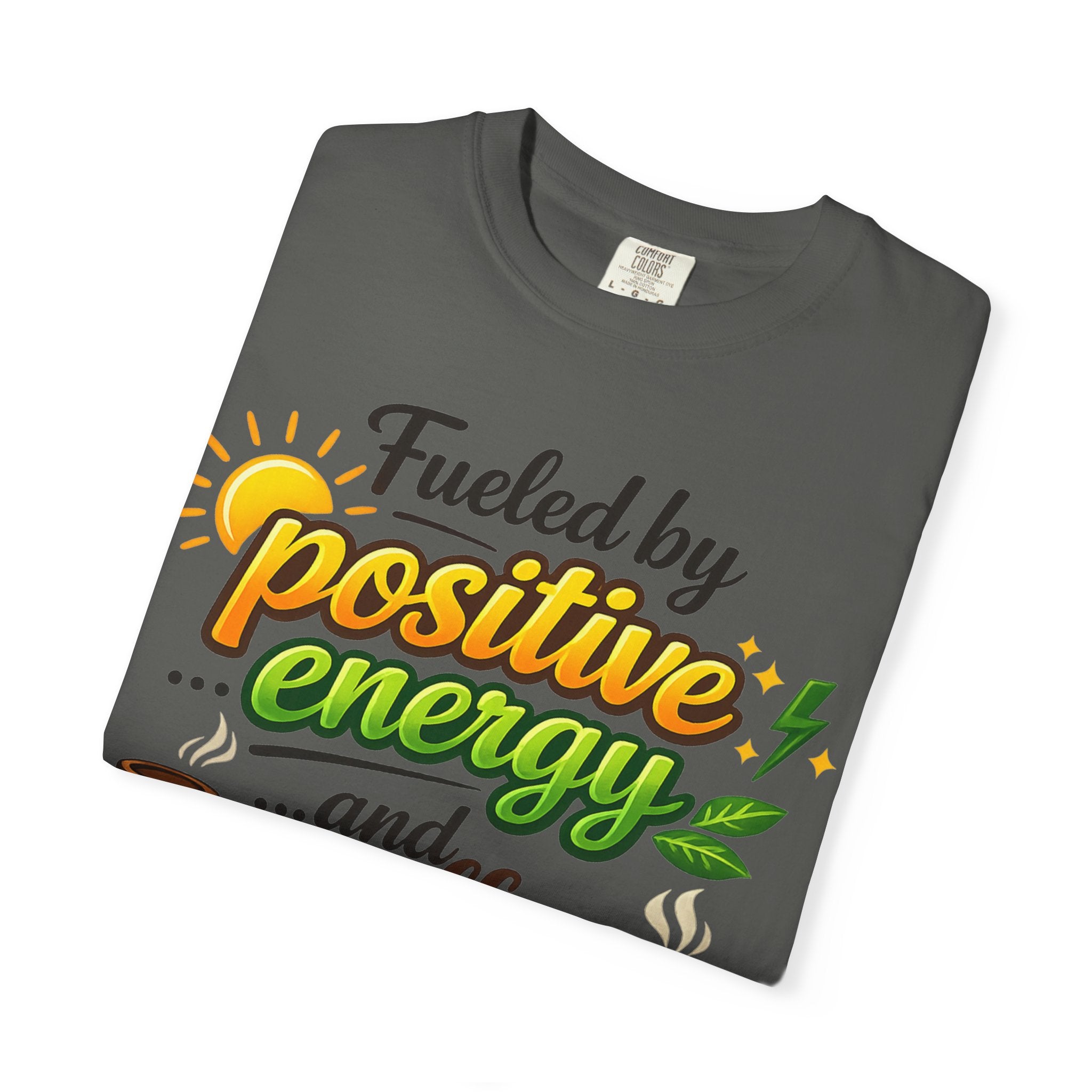 "The High-Voltage Morning Routine" Unisex Garment-Dyed T-shirt
