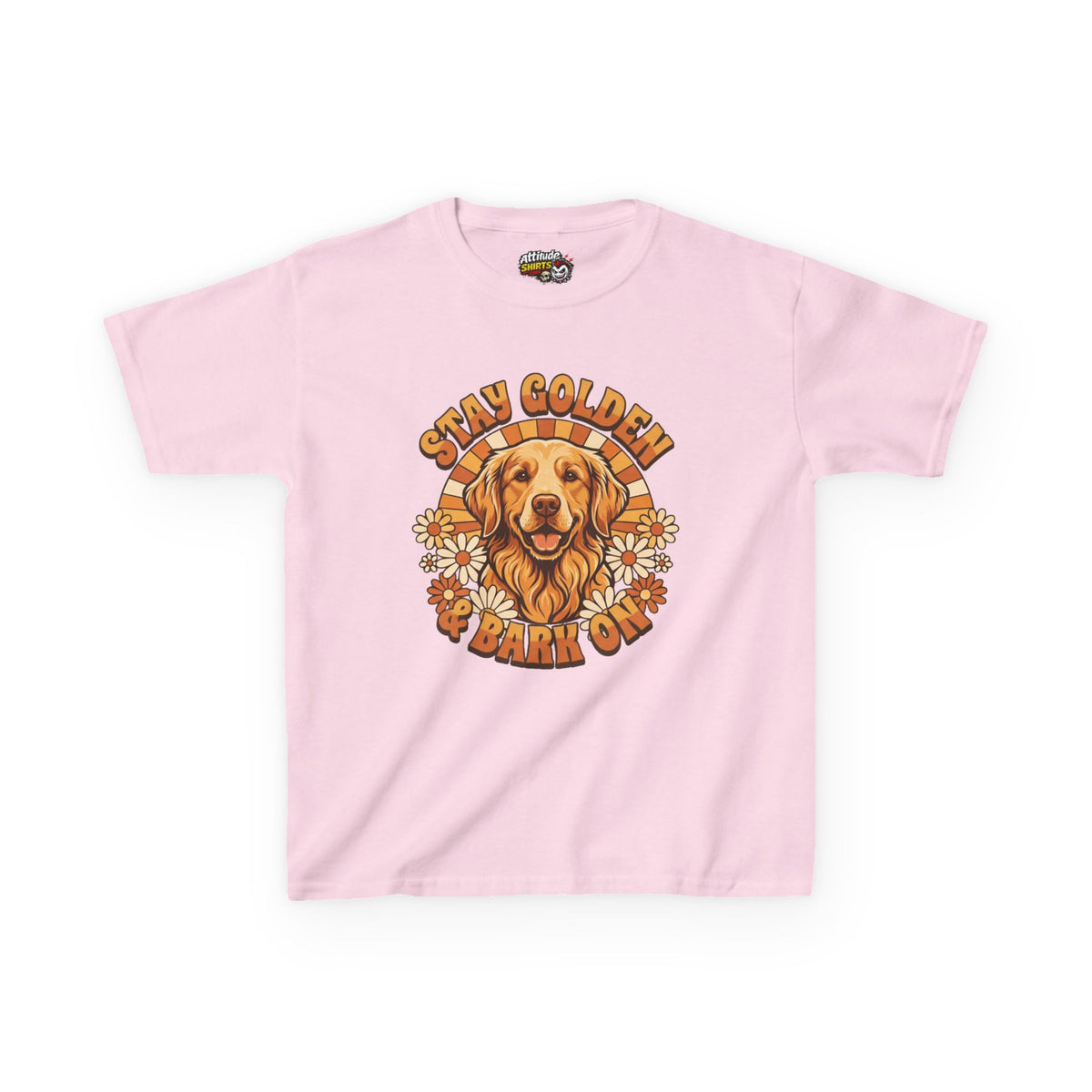 "Stay Golden & Bark On" Kids Tee
