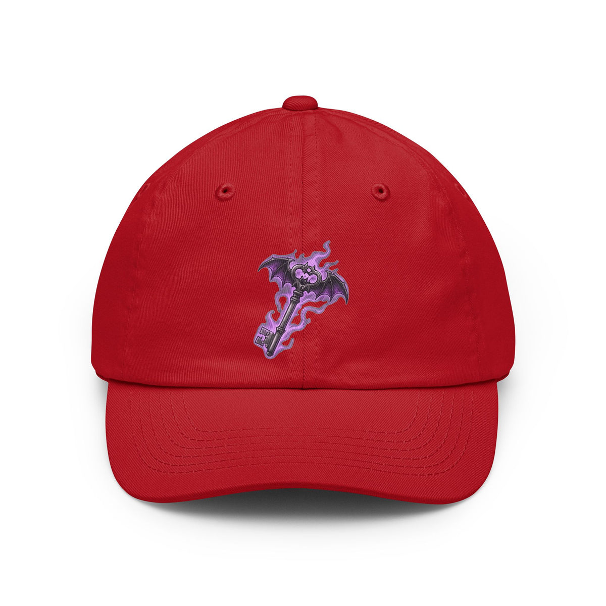 Color: Red | Skeleton Key Dad Hat