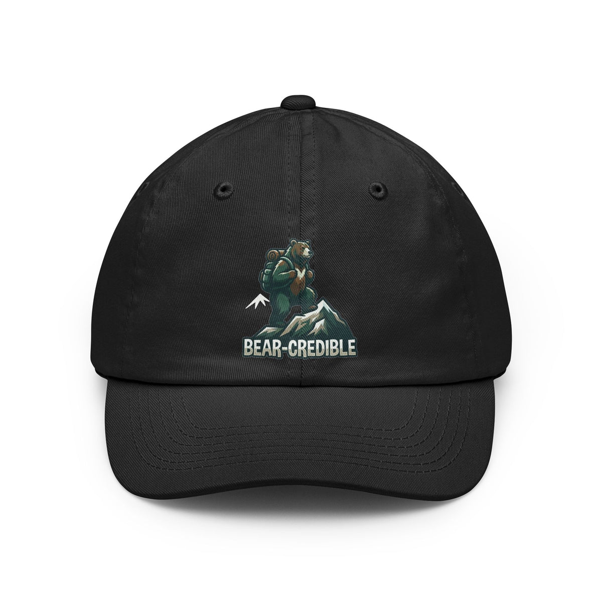 Color: Black | Bear Credible Dad Hat