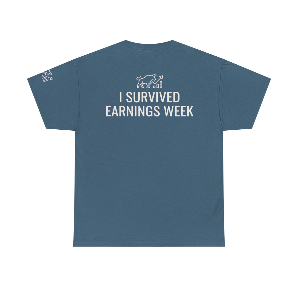 Color: Indigo Blue | I Survied Earnings Week Premium Graphic Tee