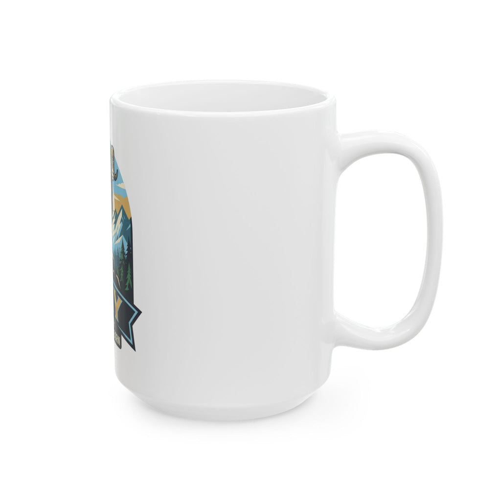 "May Legend" White Ceramic Mug