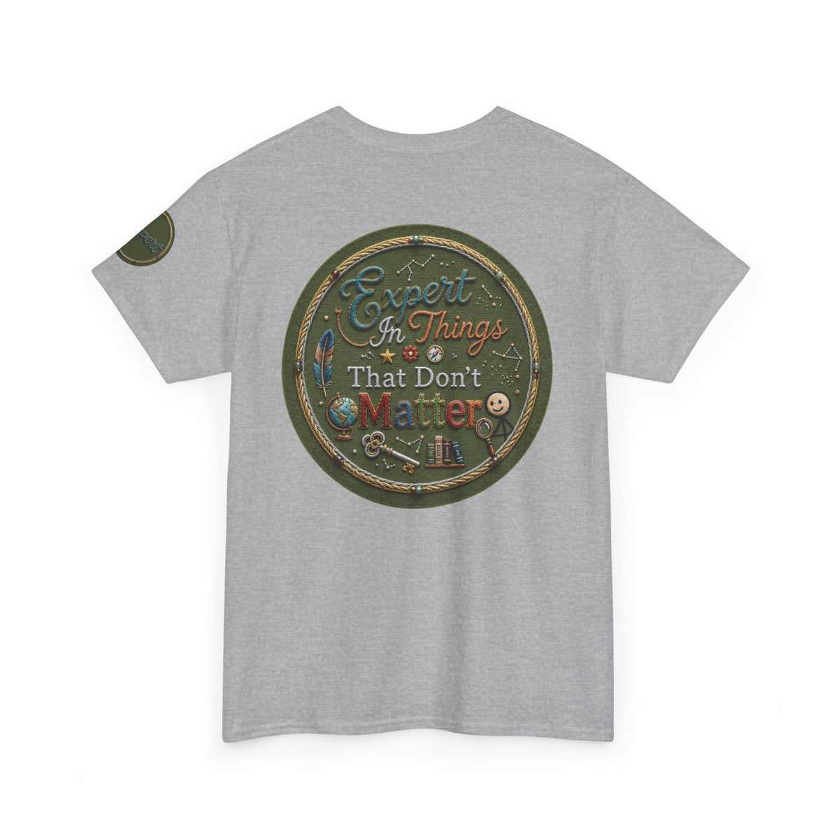 Color: Sport Grey | Expert In Things That Don't Matter Premium Graphic Tee