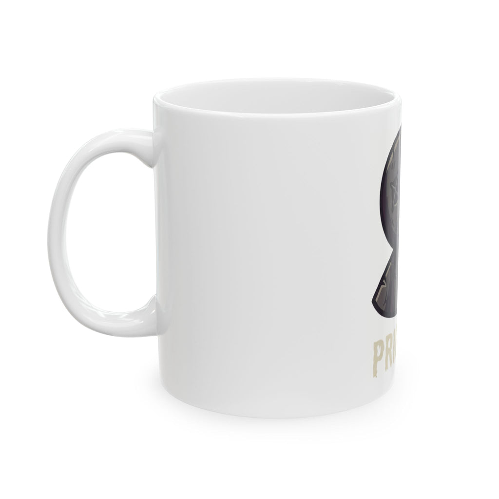 "Prick Me Where I Like It" White Ceramic Mug — Graphic