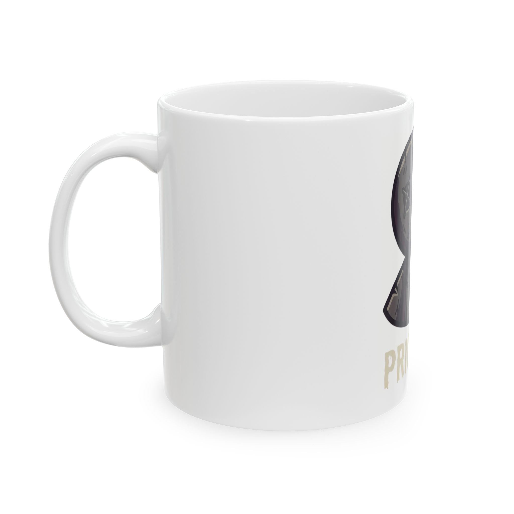 "Prick Me Where I Like It" White Ceramic Mug — Graphic
