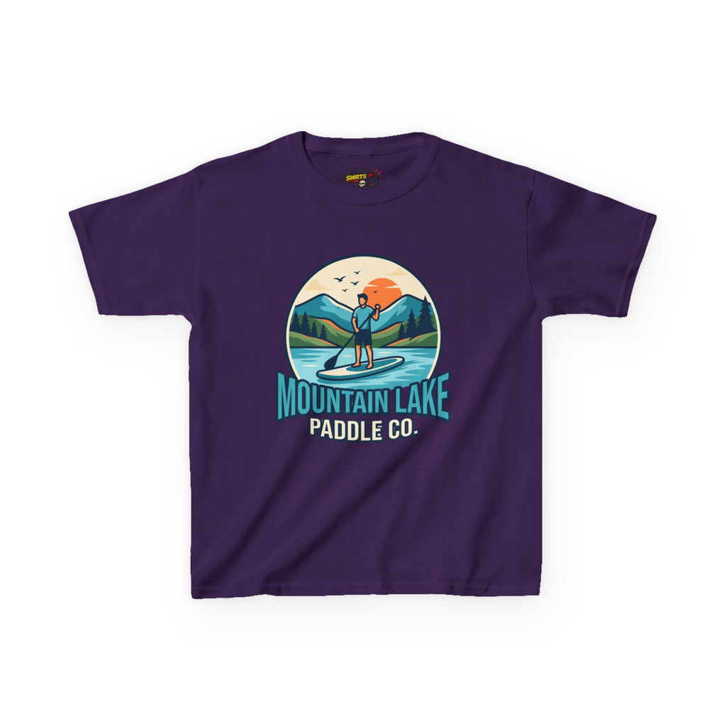 "Mountain Lake Paddle Board" Kids Tee