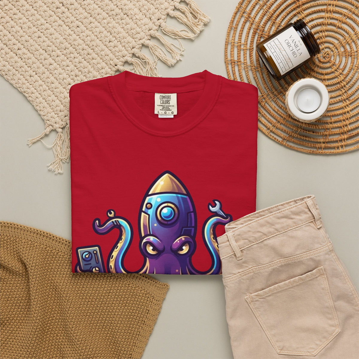 "Octo Credible" Unisex Garment-Dyed Tee