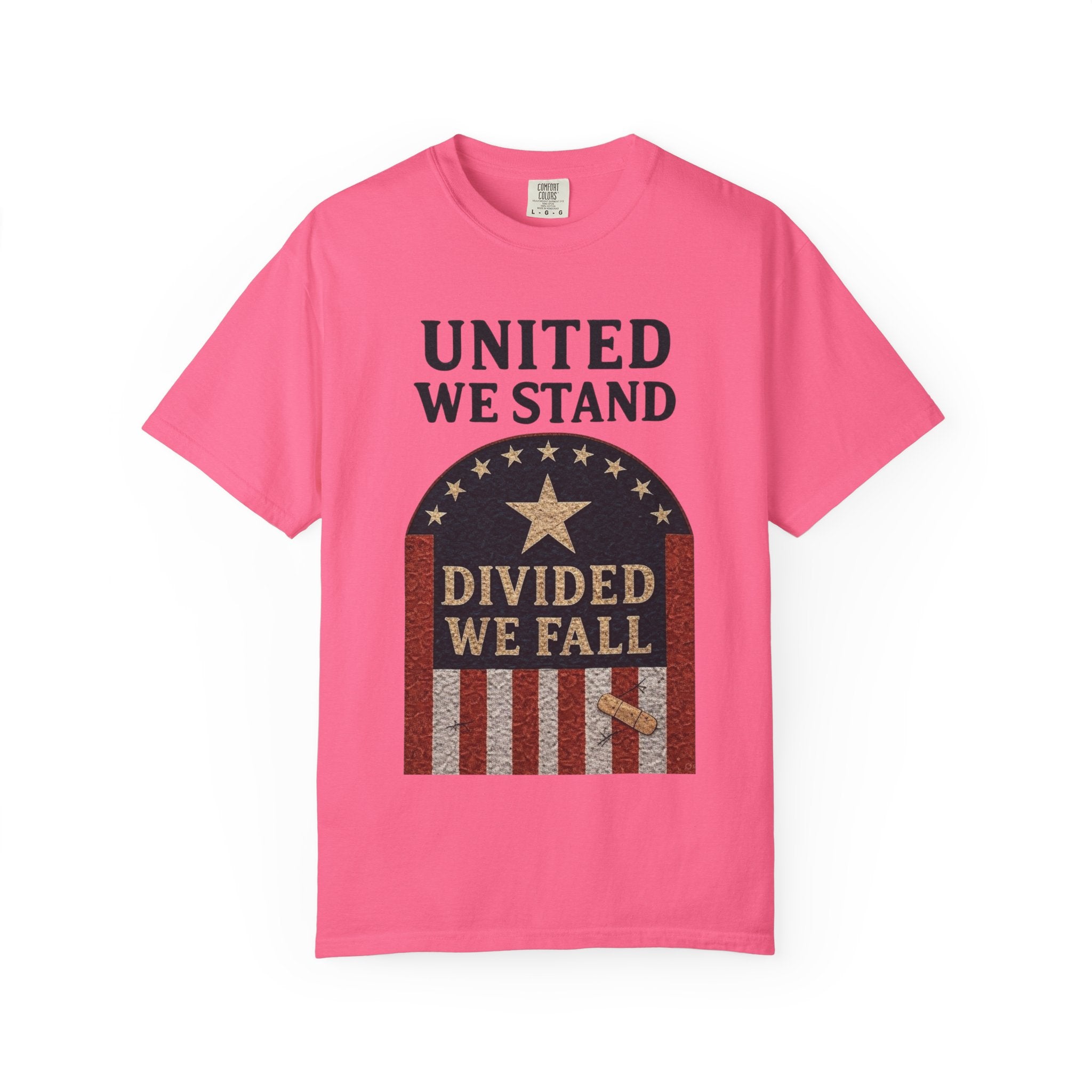 "UNITED WE STAND" Unisex Garment-Dyed T-shirt
